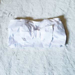 Charlotte russ White bow tube top